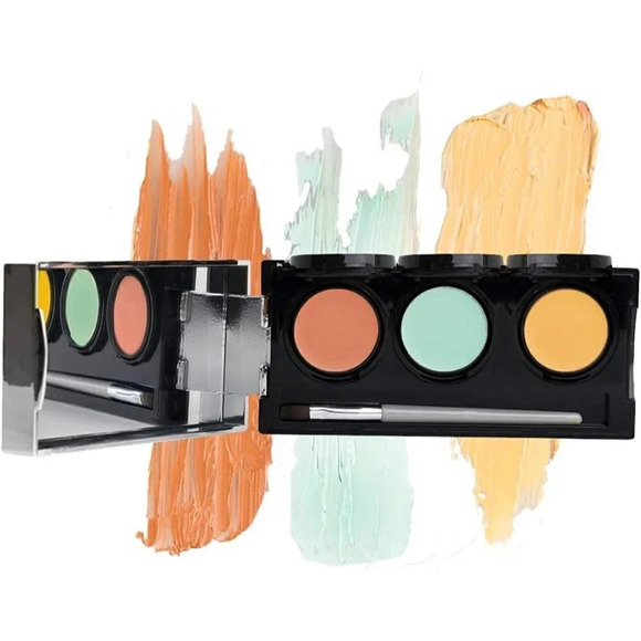 Dermaflage Color Corrector Palette, 5  Colors with Brush Makeup, Concealer, 10g - Picture 5 of 6